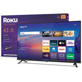 Roku 43" Select Series 4K HDR Smart Roku TV with Roku Voice Remote