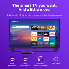 Roku 32" Select Series 720p HD Smart Roku TV with Roku TV Remote