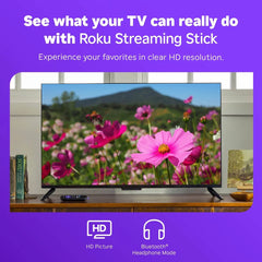 Roku Streaming Stick 2025 HD Roku Streaming Device with Voice Remote: Wi-Fi, HDMI, 1080p, Apple Airplay