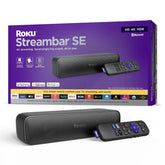 Roku Streambar SE 2-in-1 TV Soundbar with Built-in Streaming, Premium Speakers, & Enhanced Speech Clarity: 4K Resolution, Wi-Fi 5, Voice Assistant
