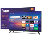 Roku 40" Select Series 1080p Full HD Smart Roku TV with Voice Remote Streaming Live Local News, Sports, & Movies