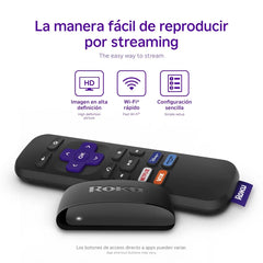 Roku Express (Spanish Edition) HD Streaming Device with VIX Premium: Wi-Fi & Voice Assistant