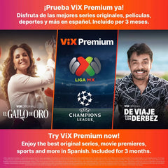 Roku Express (Spanish Edition) HD Streaming Device with VIX Premium: Wi-Fi & Voice Assistant